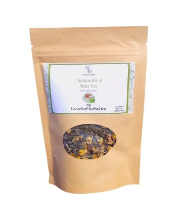 Chamomile & Mint Herbal loose leaf tea.